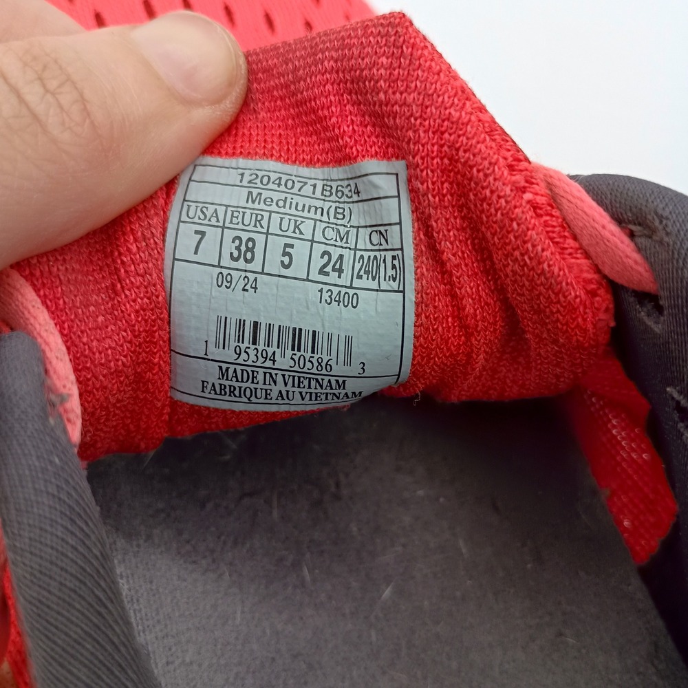 Brooks Ghost 16 Pink Orange Running Shoes Womens 7 Medium - Picture 10 of 10